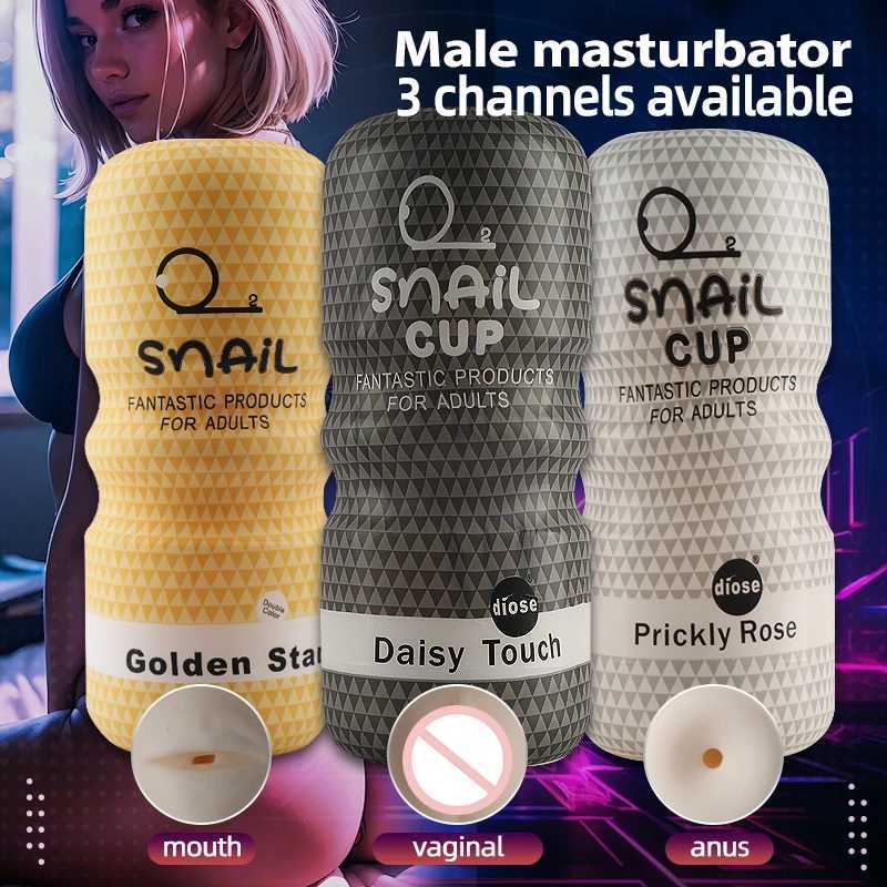 Soft Male Masturbation Cup Sucking Anal Vaginal Male Masturbation Penis Trainer Sex Toys Adult ProductsXJ250319