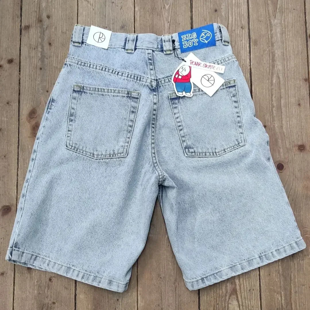 Harajuku Big Boys Bag Shorts Embroidered Cartoon Retro Cowboy Y2k Gym Basketball Mens Street Clothing 250319