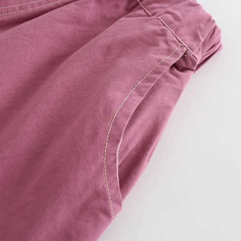 Fashion baby girl jeans cotton high waisted baby toddler white pink Trouser button baby loose pants clothing 1-7YT250318