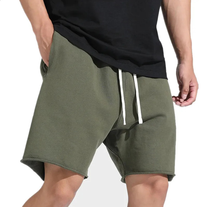 2024 Mens Fitness Sports Shorts Summer Trend Breathable Loose Leisure Running Basketball Training Pants 250312