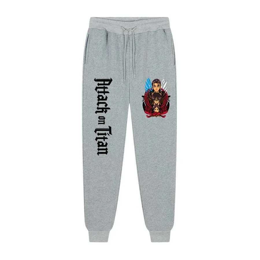 Hot Selling Japanese Anime Attack on Titan Print Mens Womens Mens Jogging Pants Hip Hop Streetwear Mens Sweatpants S-3XL X250319