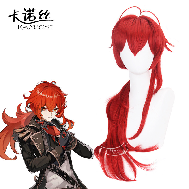 Cano Genshin Impact, Diluk, Traveler Master, The Noble Son Of Dawn Winery, Cos Wig