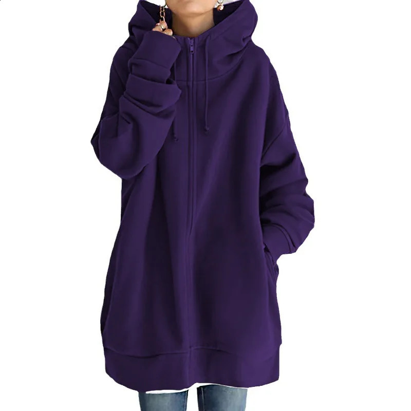 Personalized Street Hoodie with Zipper and Hood Long Plush 250318