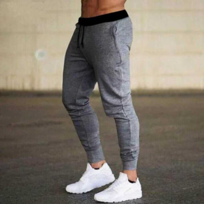 New Jogging Pants Men Sport Sweatpants Running Pants GYM Pants Men Joggers Cotton Trackpants Slim Fit Pants Bodybuilding Trouser X250319