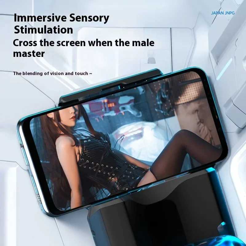 JNPG adult massager intelligent sex machine with two hand handles one click burst electric pocket cat sex toyXJ250319