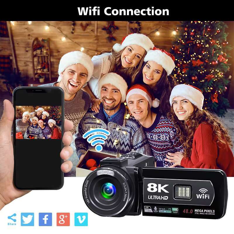 Professional Photo Dslr 8K 120Fps Small Best Camera for Youtube Video
