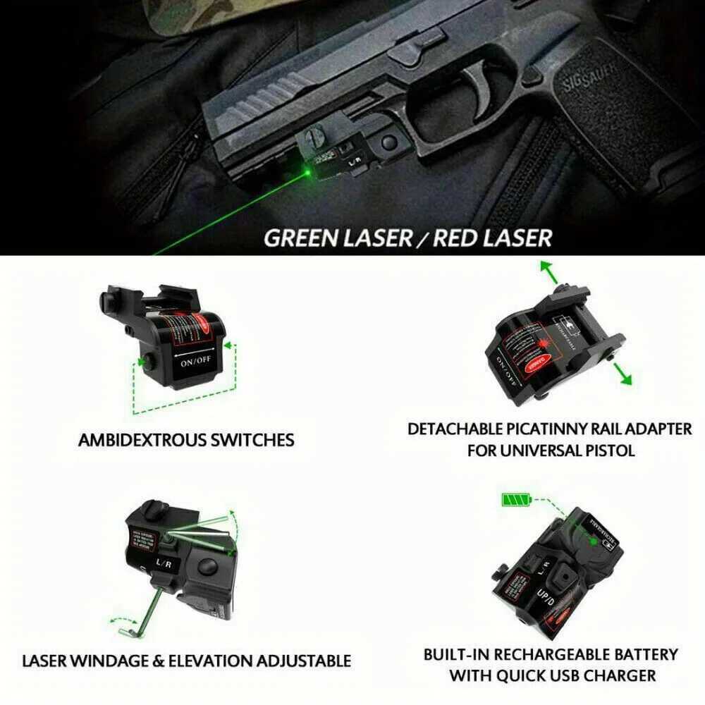 USB charging green laser sight suitable for Taurus G2 G2C G3 G3C X250319