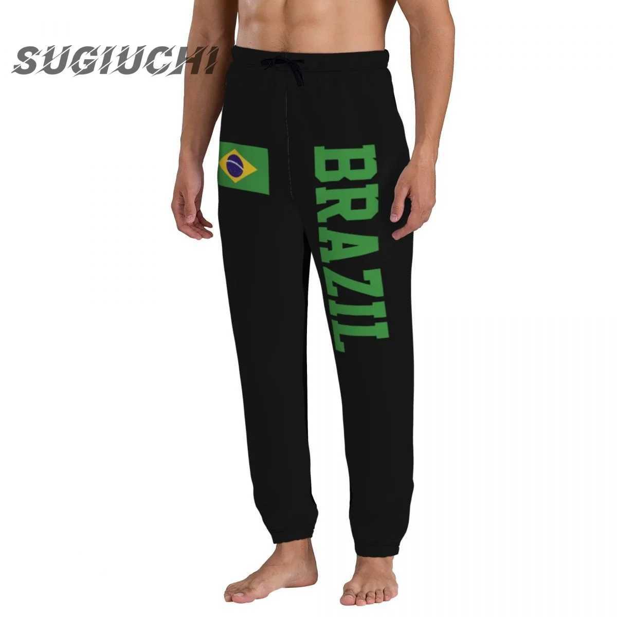Brazil Country Flag Mens sweatpants mens pants joggers jumpsuit track sweat fitness fleece tactical casual X250319