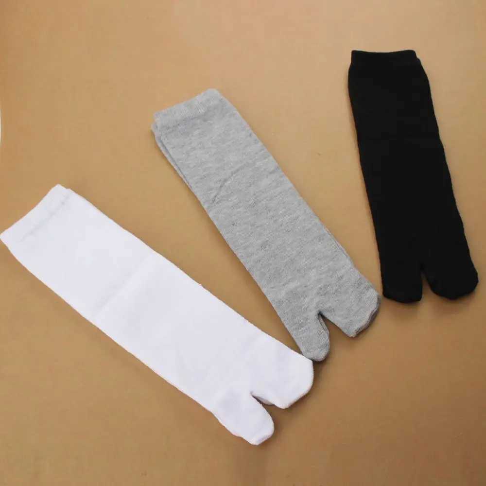 Japanese Ninja Clogs Cotton Socks Womens Flip Top Splicing Toe Tabi Kimono Get Breathable and Comfortable Toe Socks X250319
