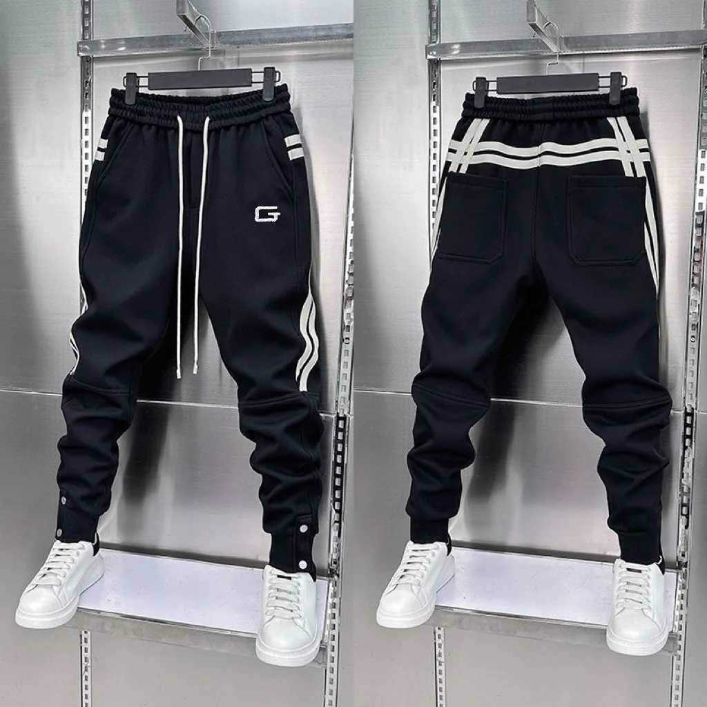 2024 New Men Joggers Autumn Sweatpants Winter Drawstring Casual Pants Workout Running Cotton Sports Trousers Men Clothing X250319