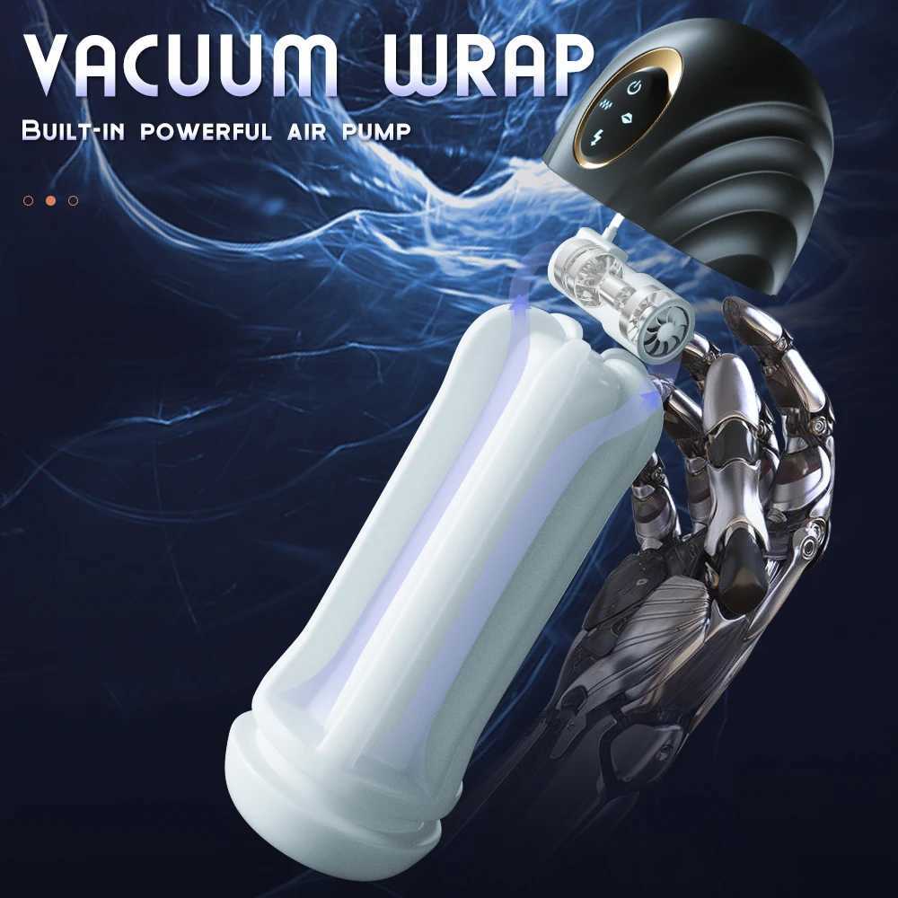 Automatic Male Sucking Mastubator Vibration Blowjob Machine Masturbation Cup Sex Toys Adult Goods for Men Masturbate SuppliesXJ250319