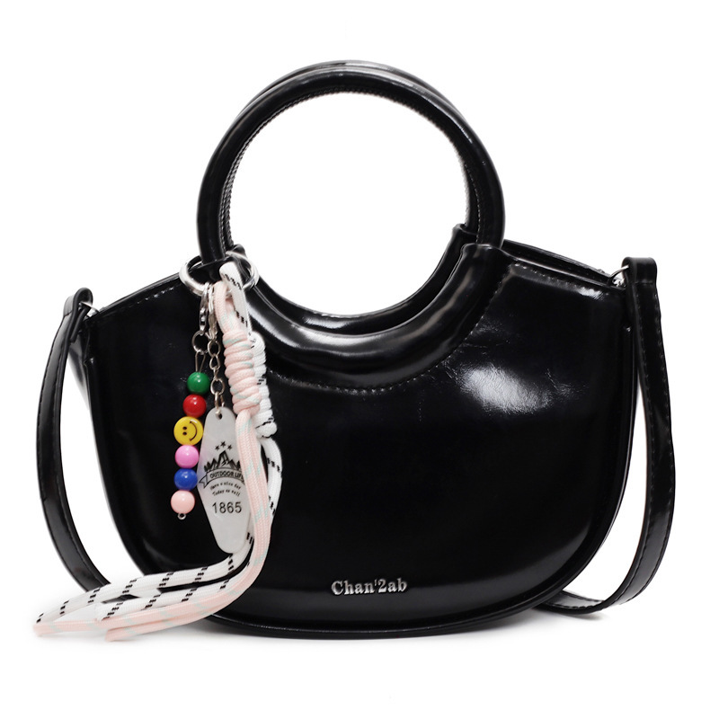 Korean Niche Hand-Held Vegetable Basket Small Women's 2025 New Trendy And Fashionable Bucket Versatile Ins Crossbody Bag Fashion Shoulder Bags