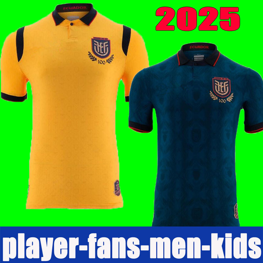 2025 2026 Ecuador Centenary soccer jerseys home away national team football jersey 25 26 IBARRA MENA PRECIADO high quality men kids kit shirt uniform