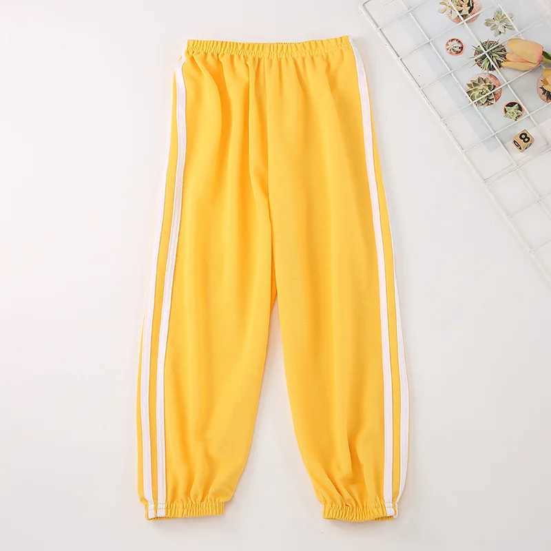 Childrens pants summer thin clothes boys and girls casual mosquito proof pants childrens candy colored casual clothesT250318