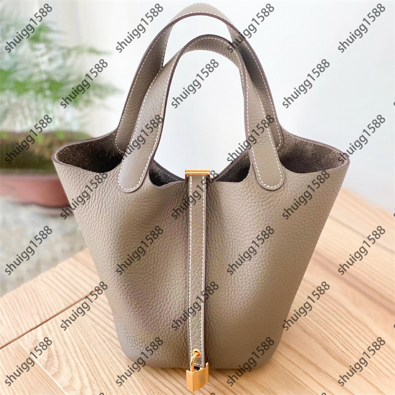 Fashion designers Cross body bags for Women men with lock Bucket bags lady hobo purses Fashion style pochette leather Shoulders bag Luxury handbags Clutch totes bag