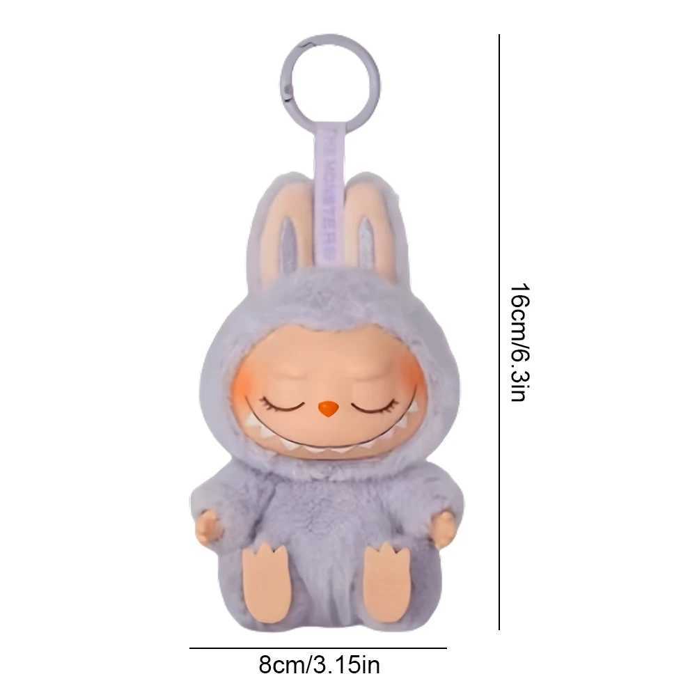 LABUBU THE MONSTERS Anime Figure Have A Seat Series PVC Pendant Doll Model Toy Kawaii Monster Replica Keychain Toy Birthday GiftT250318