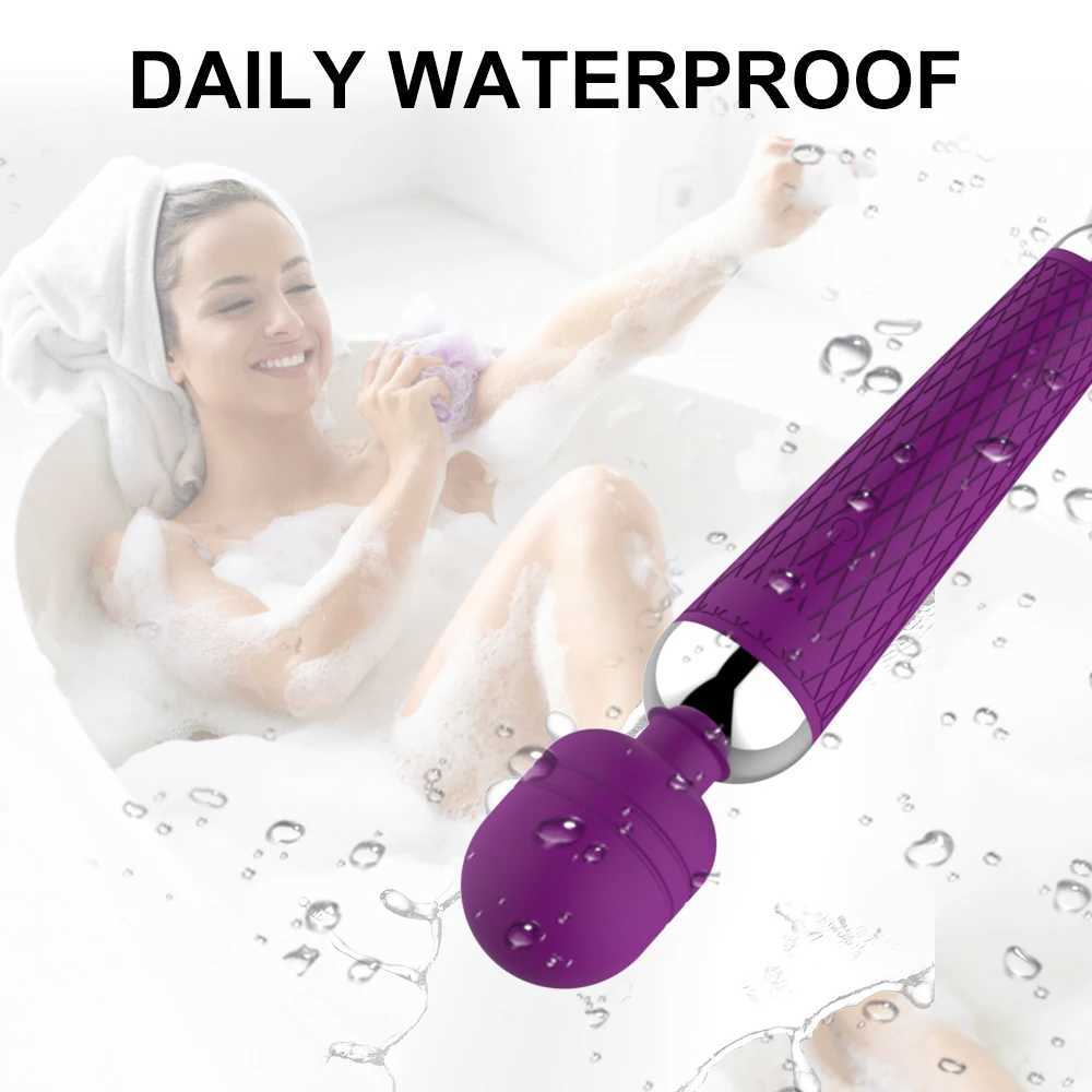 Wireless Dildos AV Vibrator Magic Wand for Women Clitoris Stimulator USB Rechargeable Massager Goods Sex Toys for Adults 18 W250319