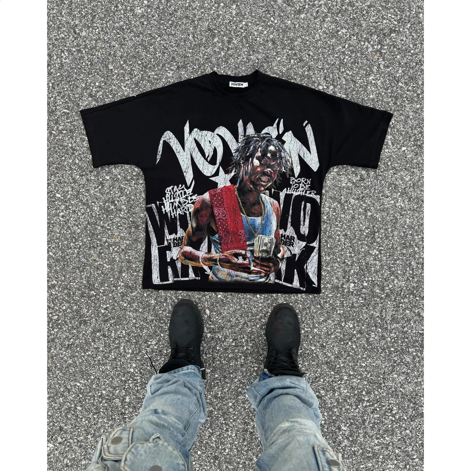 Hip Hop mens Tshirt tops and Tshirts cotton clothing Y2k oversized gym graphic sex machine retro 250319