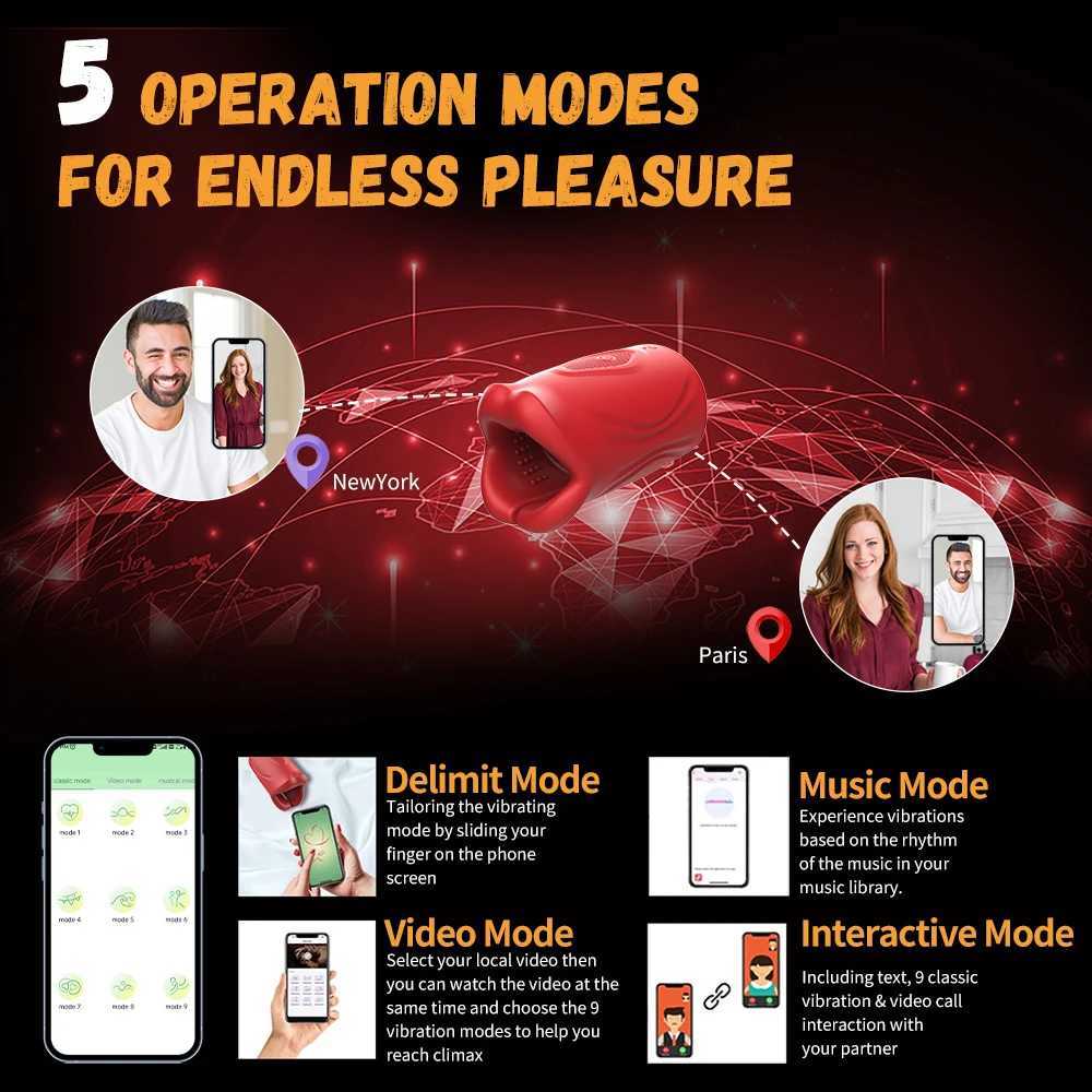 Automatic Male Masturbator Cup app controls vibrator for real vaginal sex pocket Pussy Penis oral sex toyXJ250319