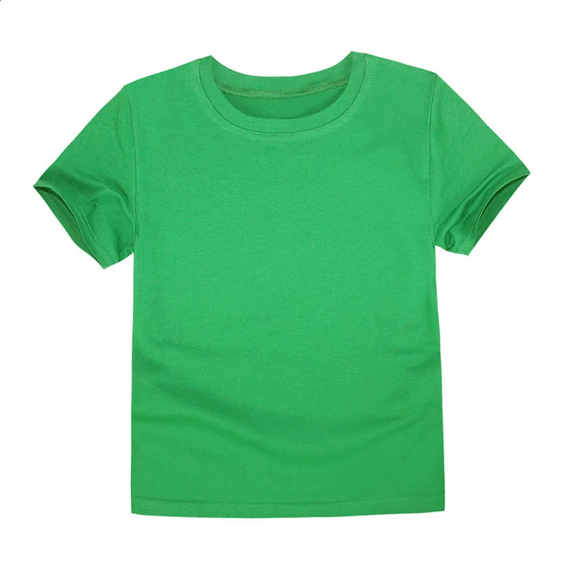 1 3 5 7 9 11 13 year childrens clothing summer boys sports tops teenagers Tshirts girls cotton baby solid color short sleeved shirts 250319