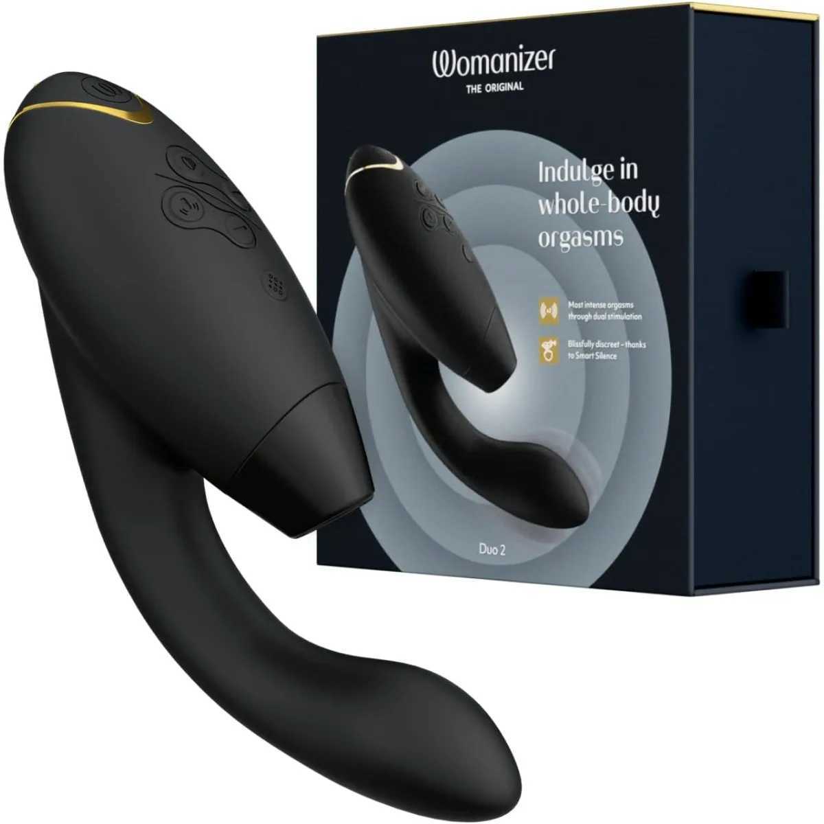 Duo 2 Clitoral Sucking Rabbit vibrator Cilit G-Spot vibration stimulator sex toy -14 intensity levels and 10 vibration modes W250319