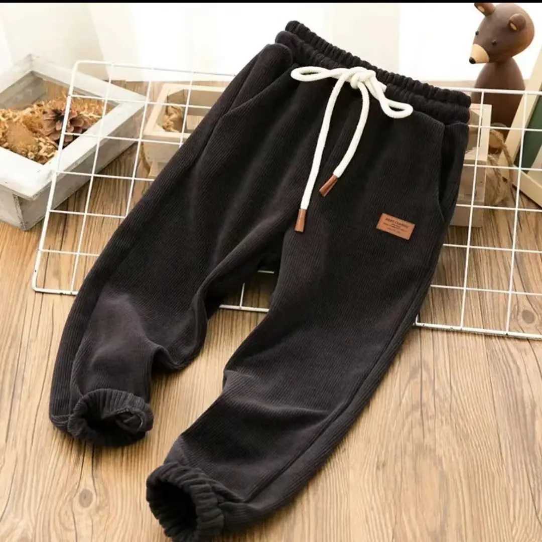 Winter Fleece Jogger Pant for Children Loose Sweatpant Spring Autumn Kids Teenage Boys Casual School Sport Pants Boys ClothesT250318