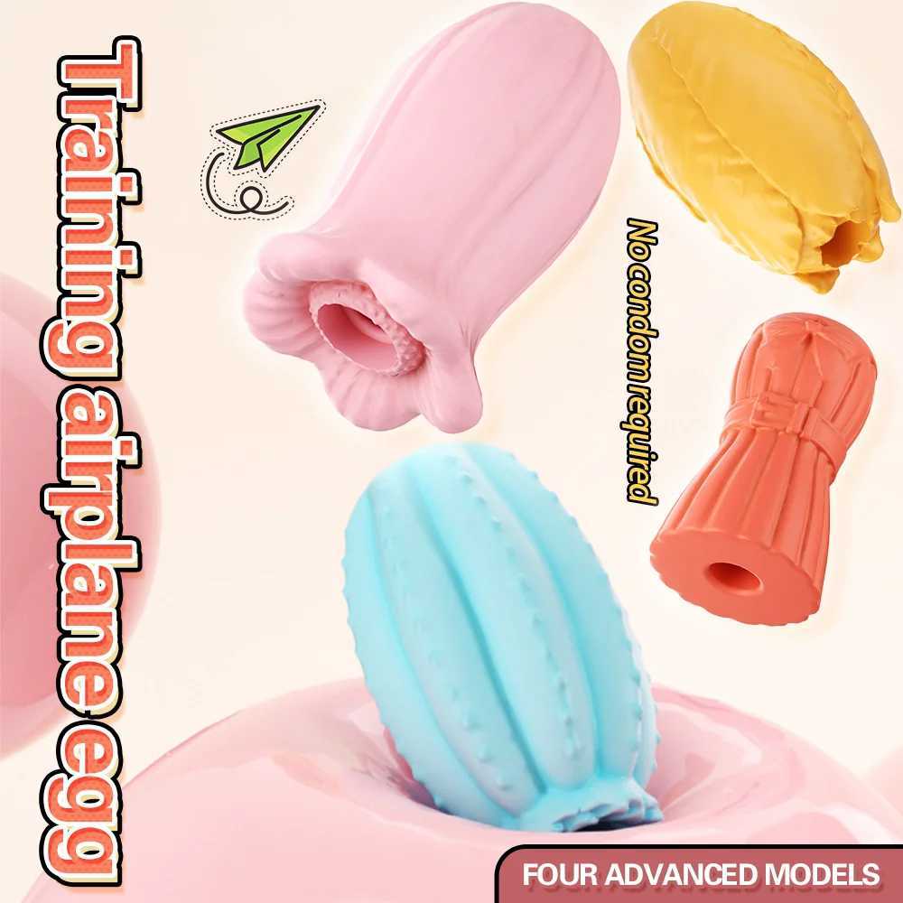 Male Masturbator Cup Soft Pussy Sex Toys Vagina Adult Endurance Exercise Adult supplies Vacuum Pocket Cup Masturbator for MenXJ250319