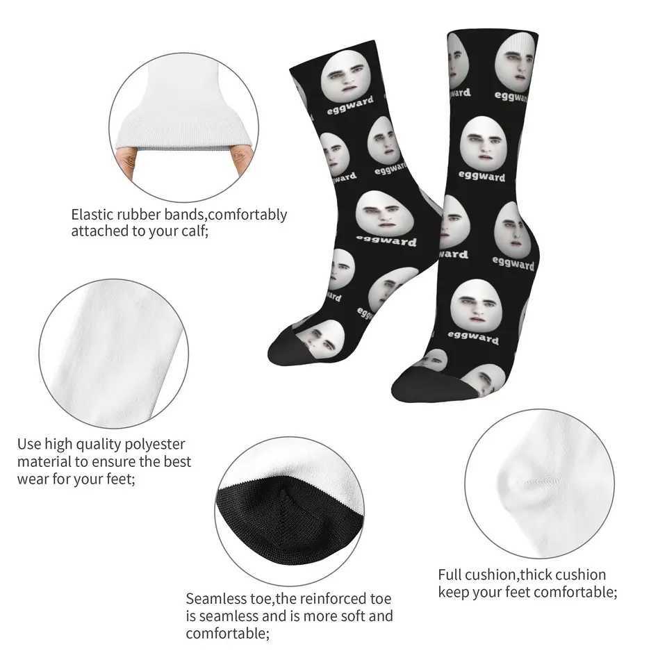 Mens and Womens Twilight Funny Meme Socks Anti slip Home Dress Edward Cullen Socks Suprise Gift Creativity X250319