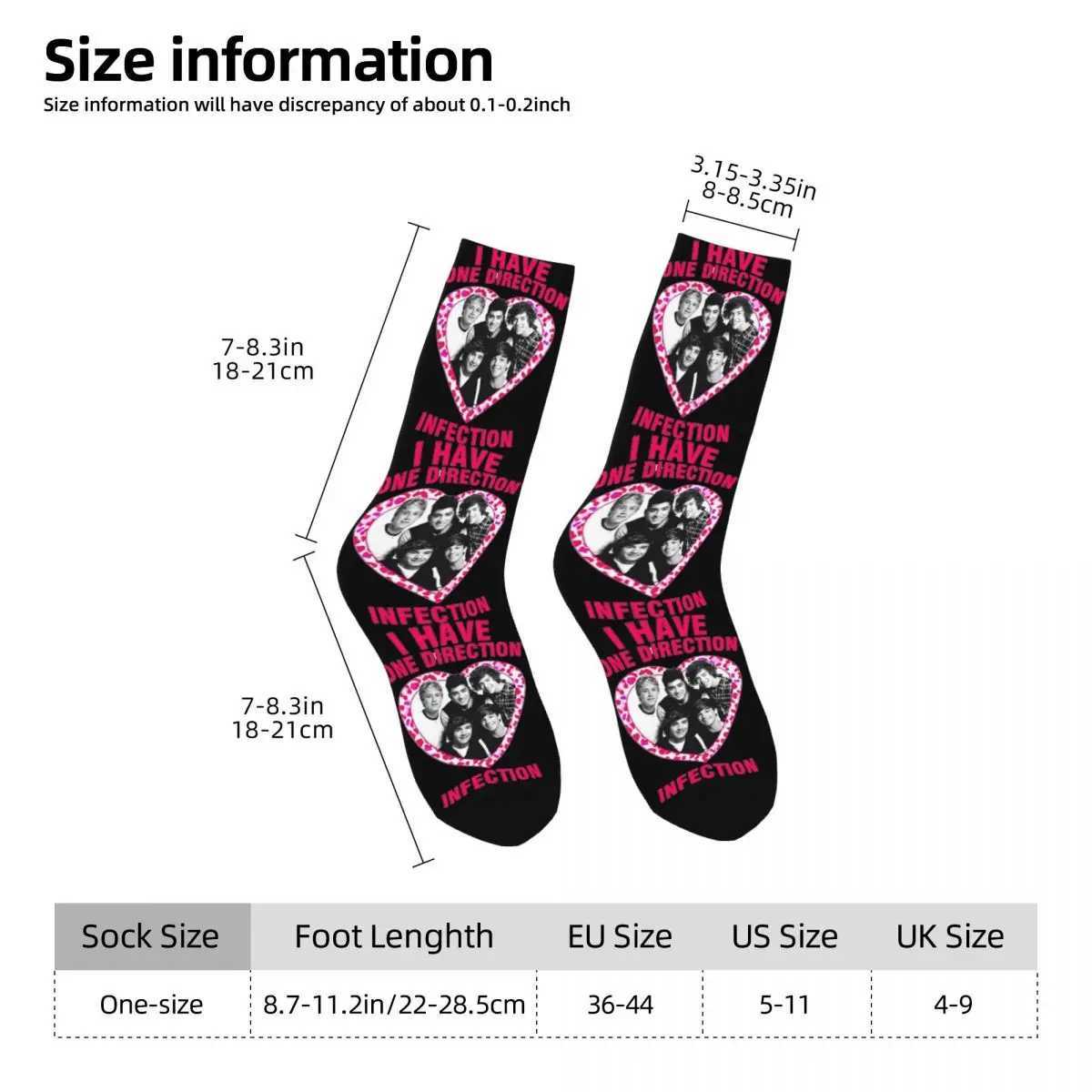 I Have Ones Music And Directions Socks Autumn Stockings Retro Women Men Warm Soft Socks Graphic Skateboard Anti Slip Socks X250319