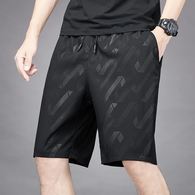 Outdoor Casual Quick-drying Shorts Men Summer Ice Silk Camouflage Sports Gym Short Pants Oversized Beach Shorts Male 250317