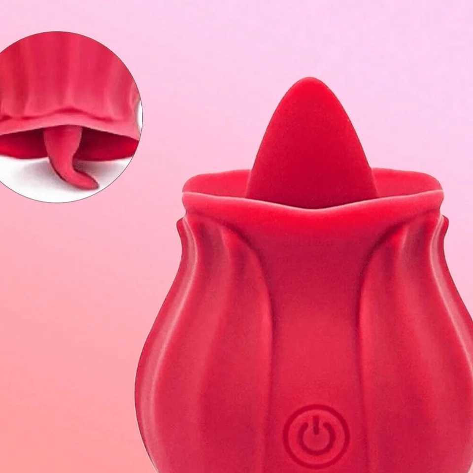 Sucking rose vibrator female vaginal massager sucking cup oral sex licking clitoris strong stimulation female sex toy W250319