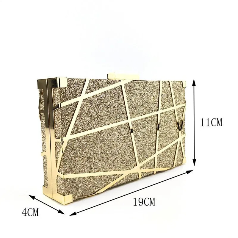 Women Evening Clutch Bag Sequin Clutch Female Crystal Day Clutch Wedding Purse Party Banquet Black/Gold Silver bolsa feminina 250314