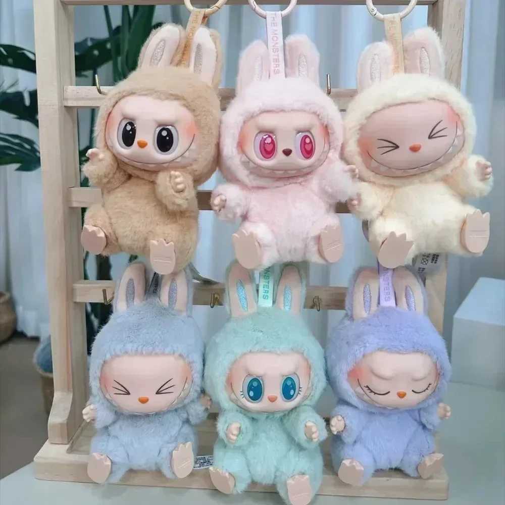 High Quality Macaron 2nd The Monsters Labubu Sitting Party Vinyl Plush Blind Box Decorative Surprise Box Doll Collection GiftT250318