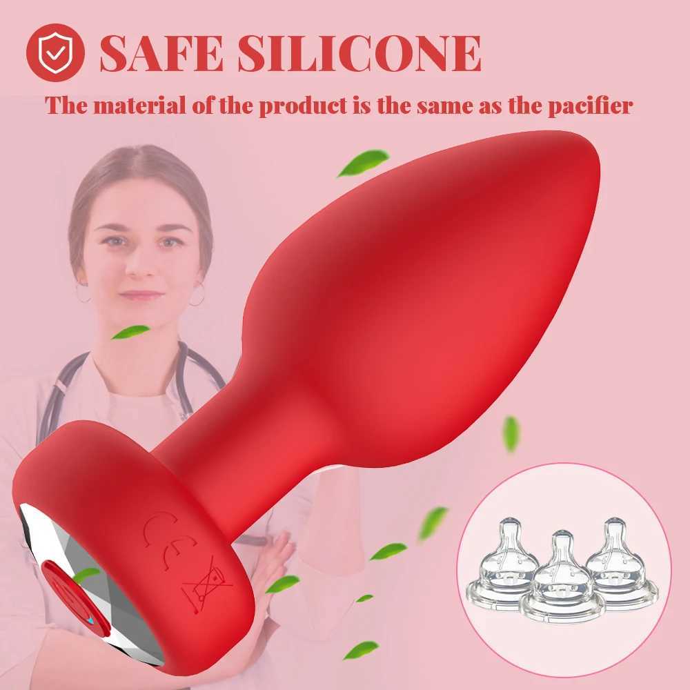 Bluetooth Anal Vibrator Butt Plug Prostate Massager Female Masturbator Dildo Adult Sex Toys For Women Men Gay APP Remote Control W250319