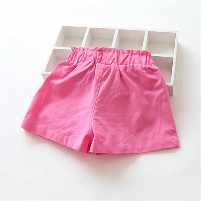 Retail 2-8 years shorts beach pants candy color fresh kids children summer 250319