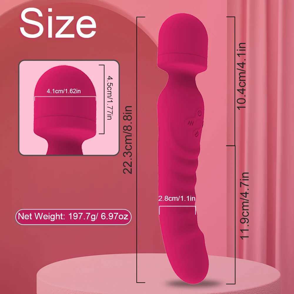 Powerful AV Magic Wand Dildo Vibrator for Women Clitoris Stimulator Erotic Toys G Spot Vagina Massager Adult Sex Toys for Female W250319