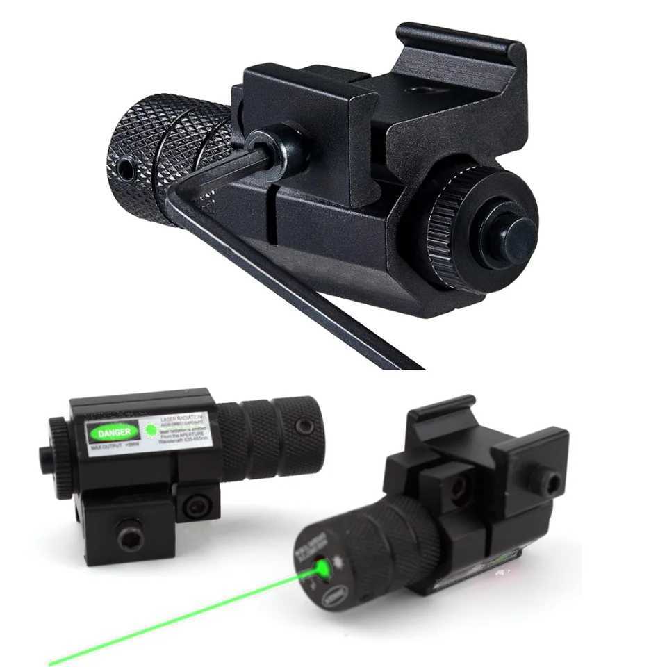 Red Dot Scope Laser Sight with 20mm Rail Golck Green Laser Sight with Battery X250319