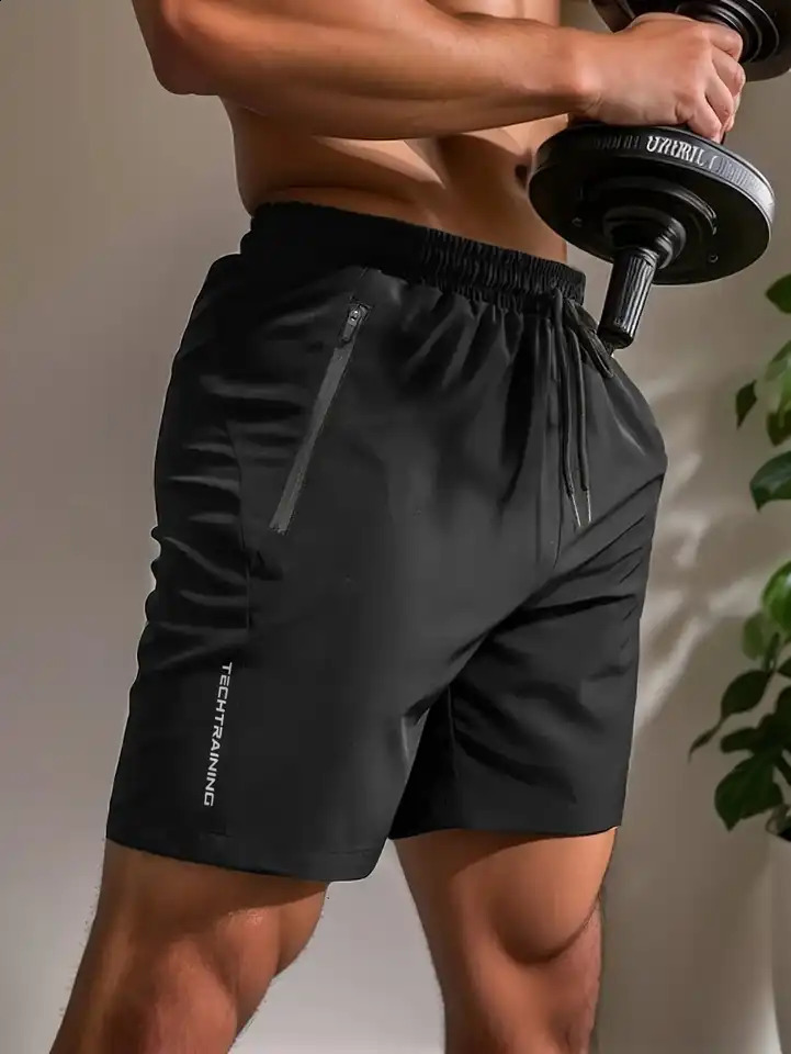 Mens FivePieceS hortsS portsF itnessS wimmingw ithZ ipperP ocketsQ uickDryingCa sualBr eathableDr 250409