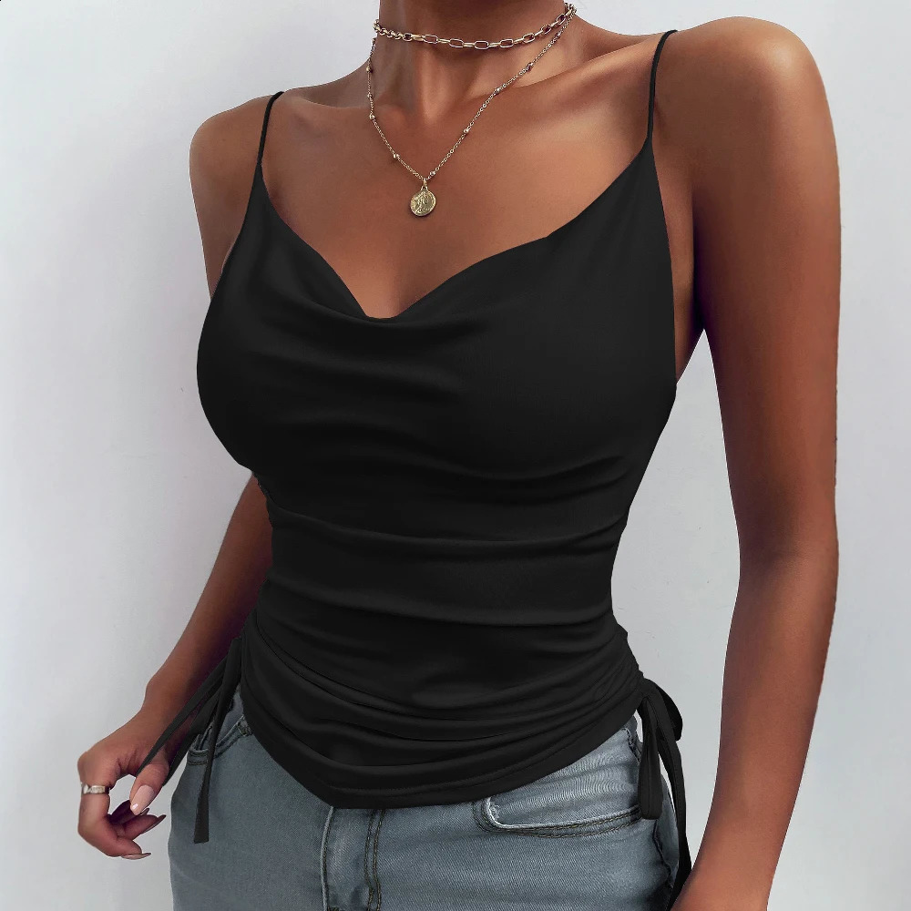 Mia Muse Womens Tank Four Seasons Sexy Fashion Sweetheart Collar Sleeveless Folding Day Basic Tank 250314