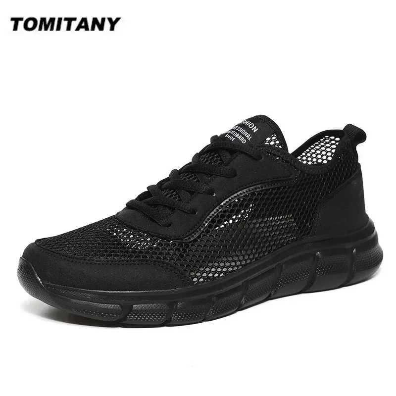 Summer mesh shoes mens sports shoes breathable lightweight mens casual shoes lace walking shoes Tenis Masculino Zapatillas Hombre Z250319