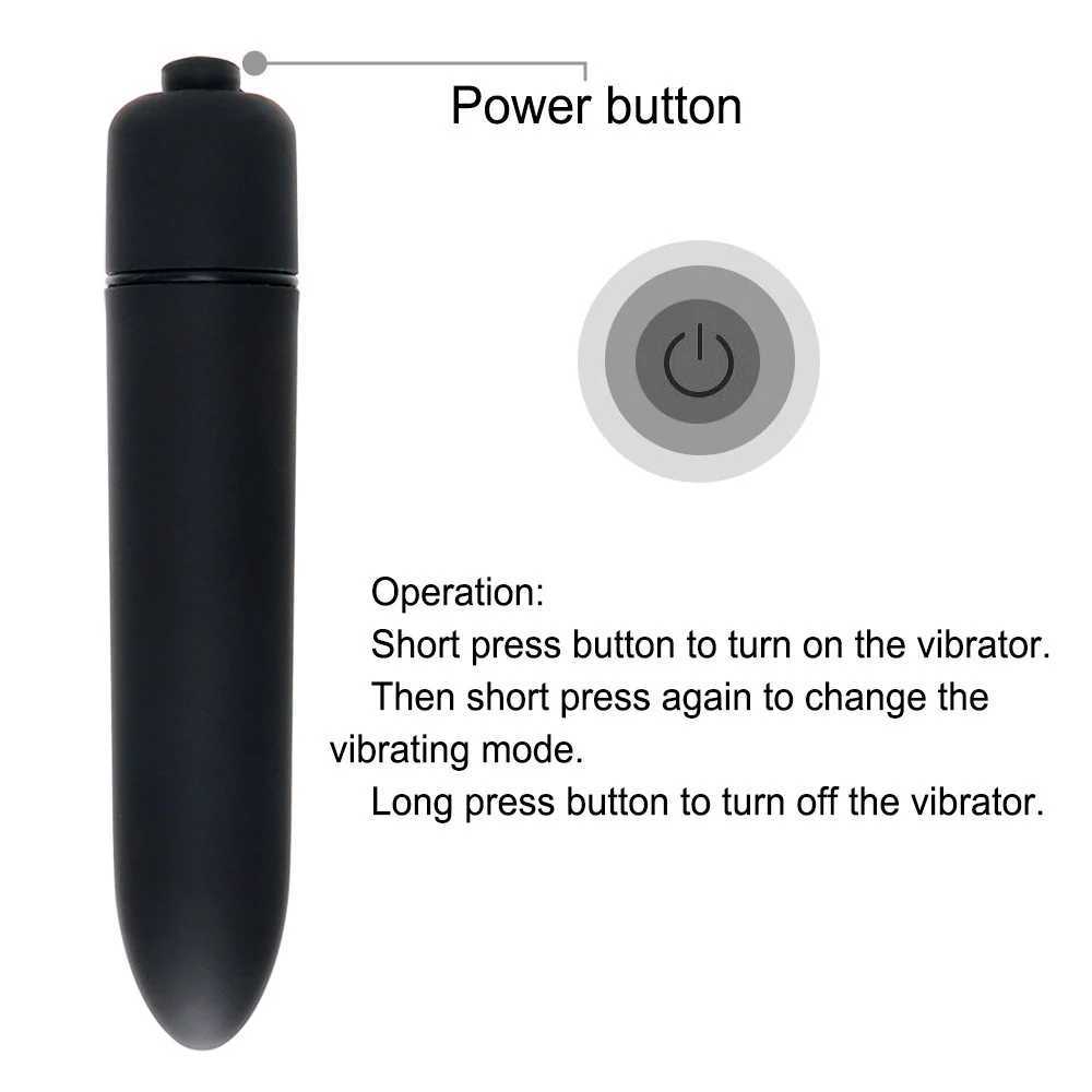 Mini 10 speed sex toy vaginal G-spot vibrator female clitoral stimulation vibration bullet female masturbation adult product W250319