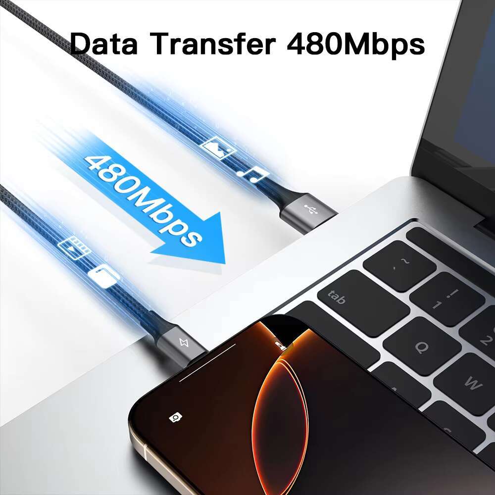 UNIEAN Wholesale 2M 3M USB a 2.0 to 5V 2A Type C Usb Fast Charging Cable Data Cables for Iphones 15 Pro Max