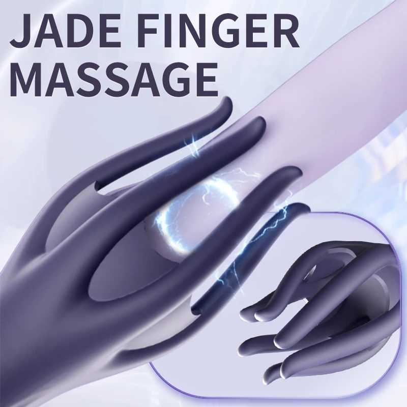 Strong vibration goggles suitable for male masturbation penis G-spot soft fingers long-lasting massage vibrator sex toys W250319