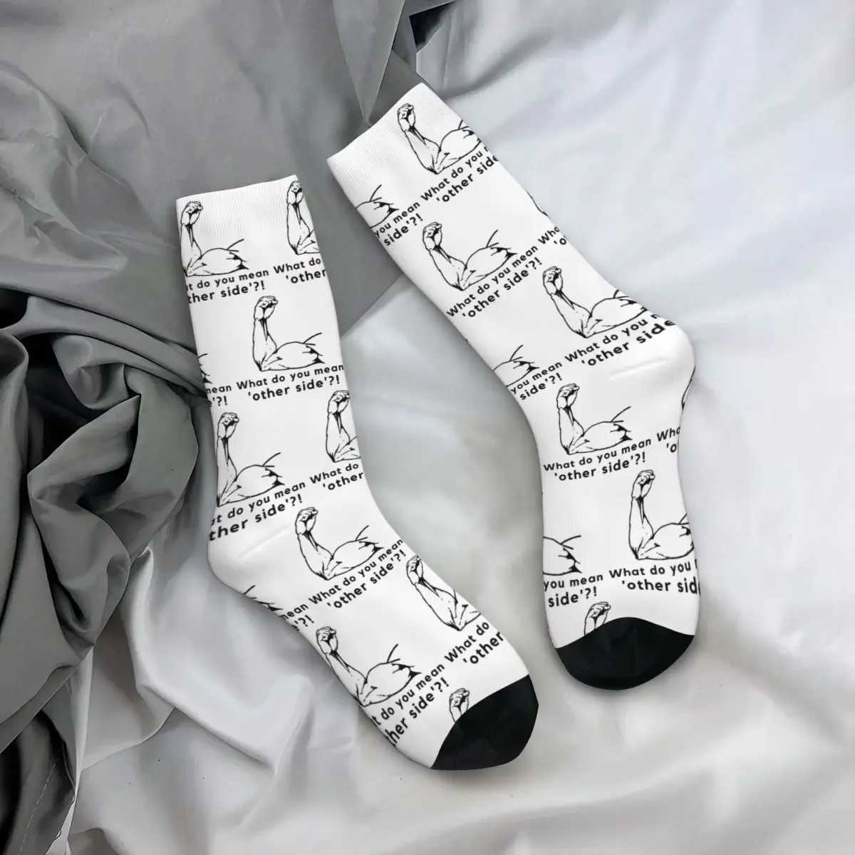 What do you mean by other side socks? Harajuku sweatshirt absorbent long socks seasonal unisex birthday gift X250319