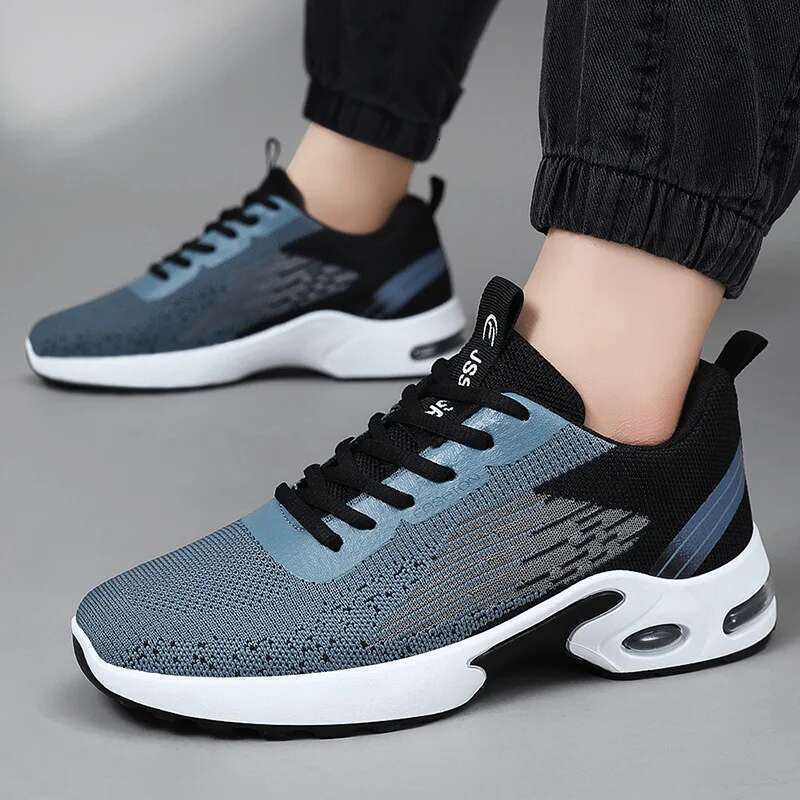2025 New Men's Air Cushion Outdoor Sports Running Mesh Breathable Walking Shoes Soft Bottom Designer Fashion Casual Sports Shoes
