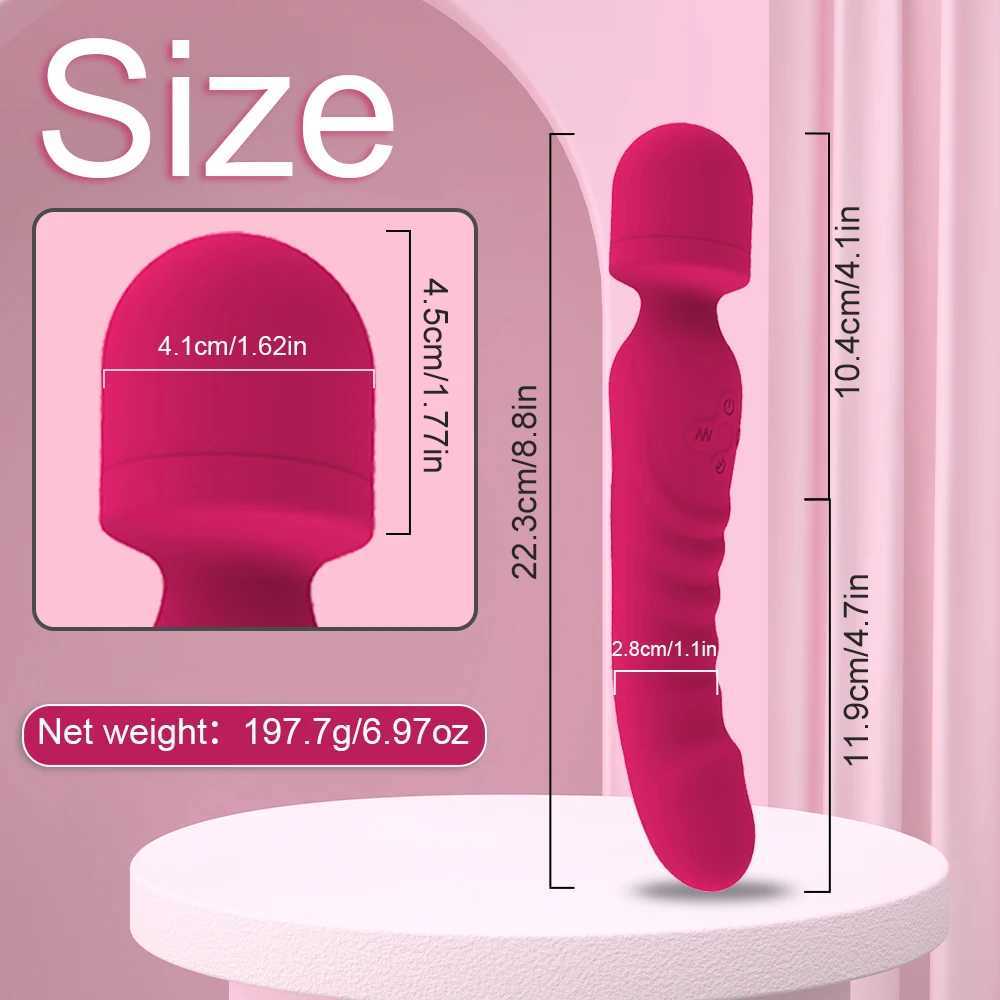 Powerful vibrator fake penis stick female clitoral stimulator G-spot vibrator female vaginal massager adult sex toy W250319