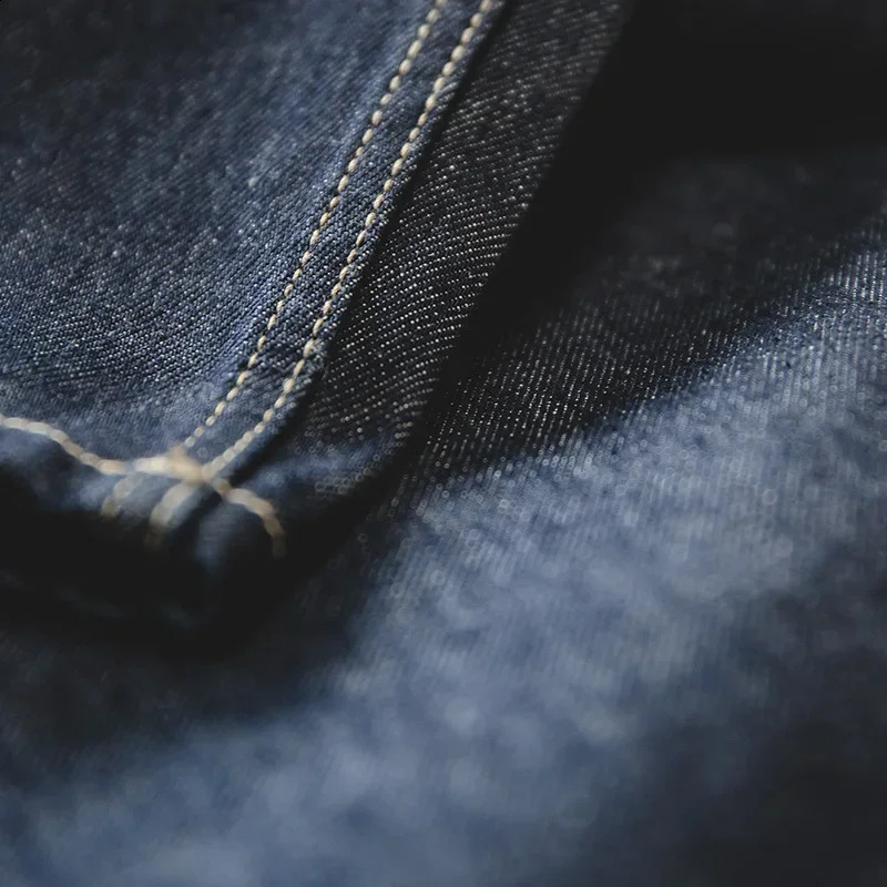 Maden Retro Denim Wash Baggy Mens Jeans Wide Leg Tapered Pants Fashion Casual Streetwear Jean Straight Elastic Men Trousers 250312