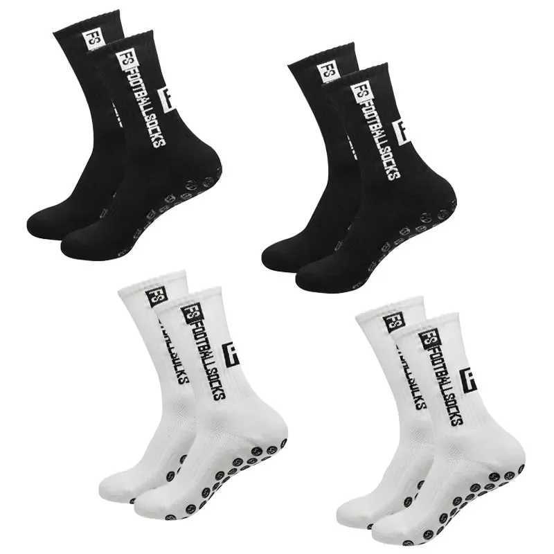 4 Pairs Soccer Socks Sports Grip Socks Anti-slip Basketball Socks Spot Rubber Anti-slip Cotton Soccer Socks X250319