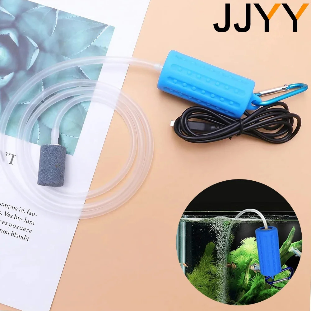 Portable Mini USB Aquarium Oxygen Pump Silent Energy saving Accessories 250318