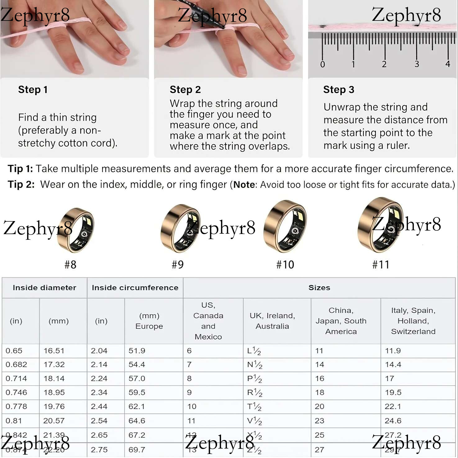 Smart ring, sleep tracking, motion monitoring, compatible with iPhone Android, smart gift, suitable for women and men